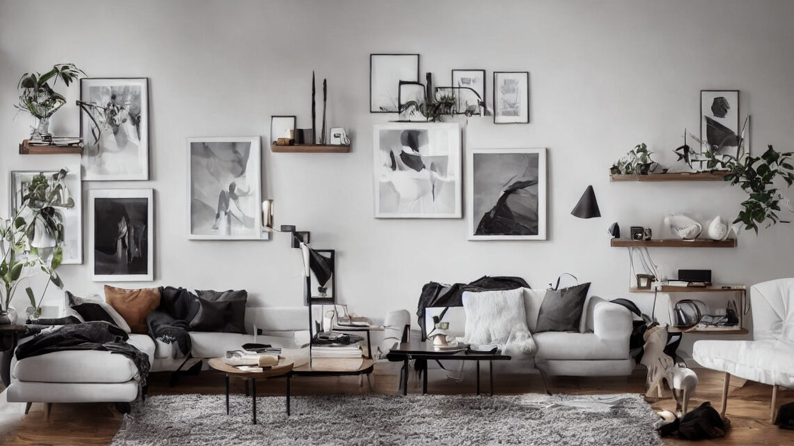 Gallerihylder til en moderne og minimalistisk indretning